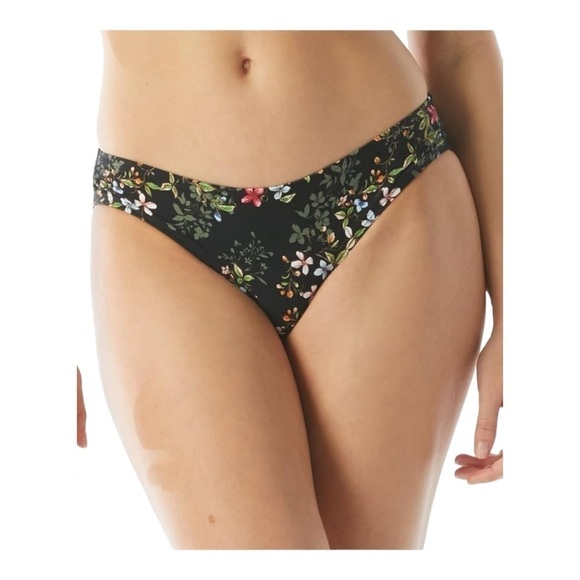 Vince Camuto Shirred Smooth Fit Bikini Bottom NWT - Picture 1 of 5